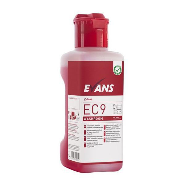 Eco EC9 Red Perfumed Washroom Cleaner 1L CASE